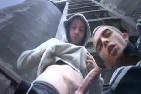 Fit Scally Chav guys Outdoor 3some
