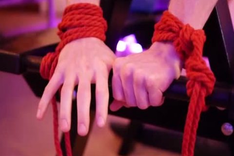 My Boyfriend receives tied Up And hammered Hard By A wonderful ally And A fun Saw :D