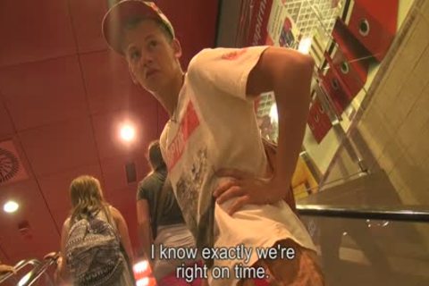 A young blonde twink bonks His fella