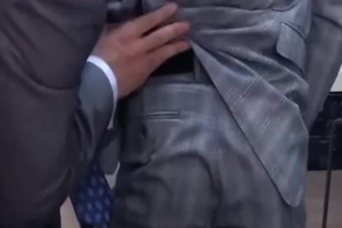 engulfing   Mega Cut penis In Suit