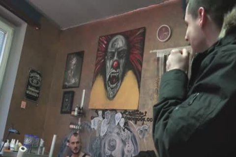 wild Sex For cash In A Tattoo Studio