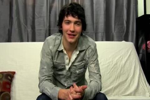 twink Josh Bensan Interviewed Then Wanked His cock