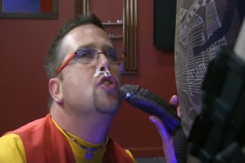 ROB BROWN: sucking gigantic dark BONER