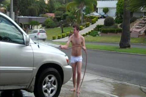 Boner teen in nature's garb On The Public Street