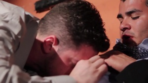 Warehouse encounter - Andrew Stark and Enrique Romo ass Love