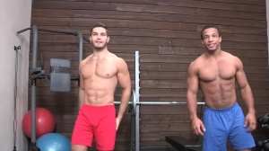 Tanner & Chad: bare - butt enjoyment