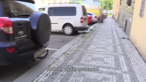 A young Czech dude got slammed and filled