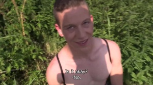 Super sleazy Czech lad with lovely little butthole