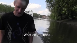 delicious Czech lad goes for a boat trip with stranger