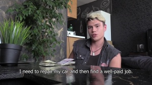 naughty blonde lad receives a wild proposal