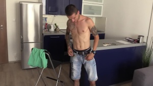Tattooed teen in quick and painful fuck