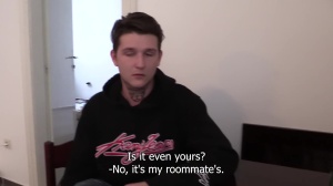 young and lean guy with biggest boner 