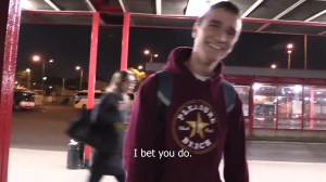 Friday evening bang with straight lad