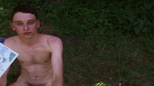 Scrawny twink is ideal for an outdoor pound scene