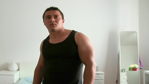 meaty man from the gym gets banged in the butt