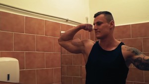 men In Public 43 - Public bathroom - butthole Nail