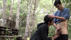 Latin Leche - Wild very cute hunk raw moaning on the nature