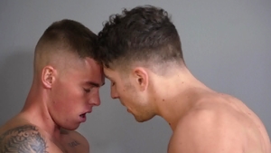 DrillMyHole: Greyson Lane next to pierced Calvin Banks