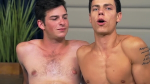 SeanCody.com - Kaleb Stryker with Archie bareback gagging