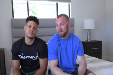 Alpha Male Bryce Goes unrepining For Channing's large penis