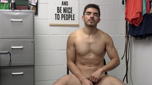 YoungPerps - Teacher Cole Church masturbating in the backroom