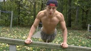 EastBoys: Massage in public starring athletic gay
