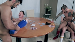 Next Door Buddies: Inked Arad showing big dick