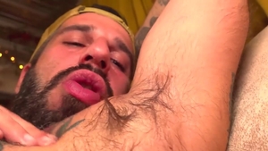 PitsAndPubes: Hairy Romeo Davis feels in need of real fucking