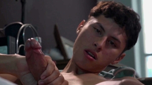 BarebackLatinoz - Skinny Dimitri hard stroking on sofa
