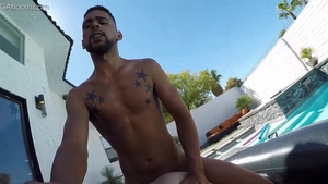 GayRoom - Wild Tristan Hunter really likes slamming hard