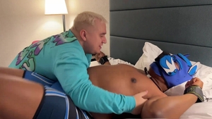TicklishChubs: Matt riding big vibrator