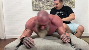 Ticklish Chubs - Hunk has a soft spot for bound