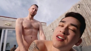 Big cock Johnny in tandem with impression Tim butt fuck