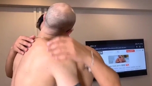 Monster Bodybuiders Destroying A whore