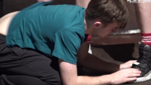 Young David's Anal Encounter with Dominant Master