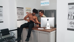 Men: Eager Employee Embraces His Dirty Side