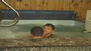 Boyz Party: Four's a Party in this Sizzling Hot Tub