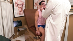 Hairy dick stretches young twinks tight rim
