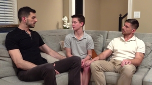 Dad and Uncle Breed Son Raw Threesome