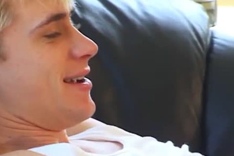 2 lovely blondes poke and engulf on a balcony